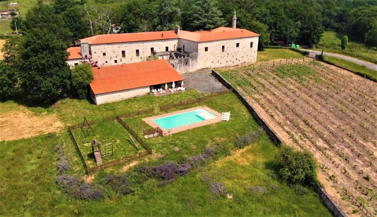 Casa Rural Pazo San Damian Amoeiro Esterno foto
